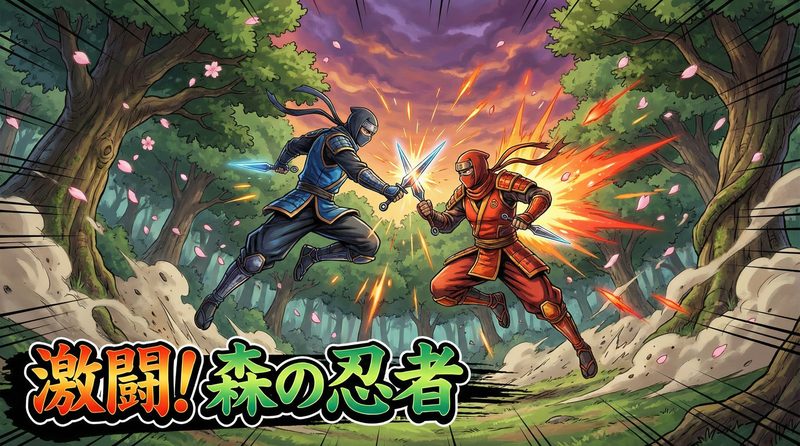 海角原创动作视频 - 忍者森林激战